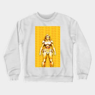 Gal Gadot Comic style anime design by ironpalette Crewneck Sweatshirt